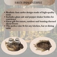 thumbnail image 2 of Rustic Antler Salt and Pepper Holder Set - Cabin Lodge Decor - Faux Antler Kitchen Accessories - Ideal for Nature Lover Gifts, Rustic Dining, and Country Kitchen Decor, 2 of 7