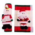 thumbnail image 4 of Nomeni Furniture Protection 2Pcs Christmas Santa For Refrigerator Door Handle Christmas Decoration Refrigerator Handle Glove Home Decor Microwave Door Handle Glove Refrigerator Door Handle Glove, 4 of 8