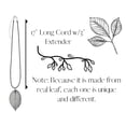 thumbnail image 3 of Electroplated Real Leaf Necklace, Black or Gold Dipped Leaf Necklace, Natural Leaf Pendant Necklace, Gold Leaf Necklace, Nature Gifts, 3 of 6