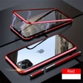thumbnail image 1 of Magnetic Case For IPhone 14 13 12 11 Pro Max Xs Max Xr 7 8 Plus Mini, Magnetic Adsorption Double-Sided Screen Protector Clear Back Metal Bumper Phone Cases Cover, 1 of 5