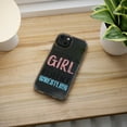 thumbnail image 5 of DistinctInk Clear Hybrid Case for Apple iPhone 15 Pro (6.1" Screen) - Yes I'm a Girl Yes I Speak Fluent Wrestling - Shockproof Protection, 5 of 9
