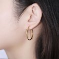 thumbnail image 4 of Minnieouse 1 par de pendientes de aro pequeños, pendientes redondos circulares, pendientes dorados, joyería de acero de titanio, decoración Type3, 4 of 6