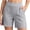 B Gray, variant on Pajama Pants Dqueduo Women's Solid Color High Waisted Plus Size Loungewear Shorts With Pockets Elastic Drawstring Waistband Sleepwear Light Blue XL