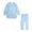 Light Blue, variant on SRZYMJ Little Girls Velour Sweatsuit 2Pcs Velvet Round Neck Sweatshirt Sweatpants Pullover Jogger Outfits Set