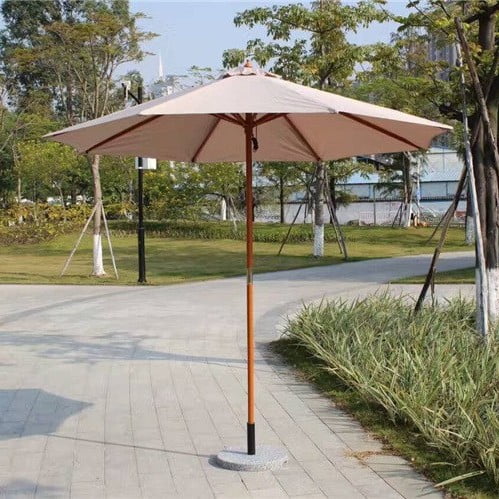 Factory Wholesale Central Pillar Umbrella Garden Hotel Coffee Shop Milk Tea Bar Courtyard Umbrella Outdoor Umbrella Beach Sun Umbrella