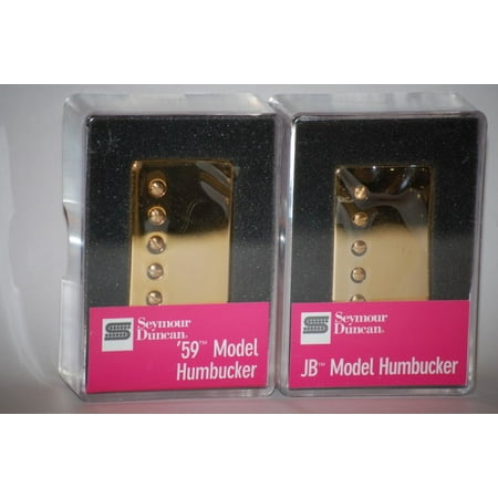 - Seymour Duncan SH-4 JB & SH-1n 59 GOLD Humbucker Pickup Set Pickups Guitar - Part Number:11102-13-Gc_11101-01-Gc1C