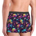 thumbnail image 6 of Cauagu mushroom Skull star Print Boxer Briefs for Men,Comfortable Breathable Men's Underwear Moisture Wicking Underpants -Medium, 6 of 8