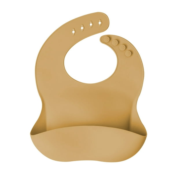 Babero para Bebé (+6 Meses) - Amababy - Silicón Flexible con Broche
