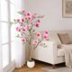 thumbnail image 1 of QinaQin Árbol artificial de magnolia con flores rosas, disponible en 4, 5 o 6 pies, ideal para decoración de hogar, oficina, hotel o interiores y exteriores, 1 of 8
