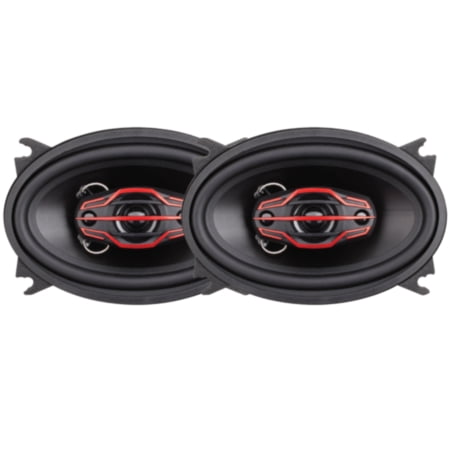 4" x 6" 80 Watt 4-Way Car Speakers -