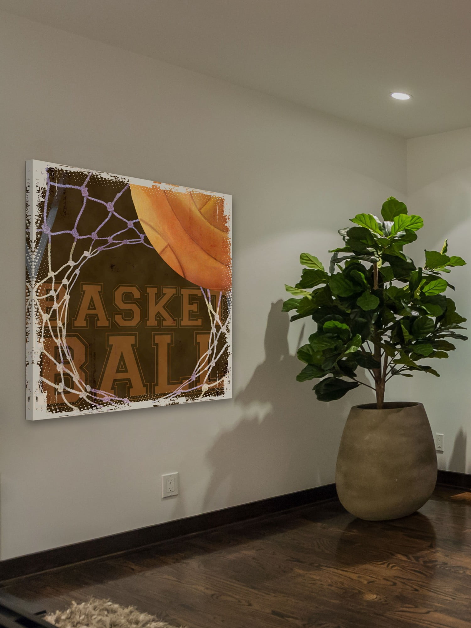 Marmont Hill Basketball by Saturday Evening Post Painting Print on Canvas