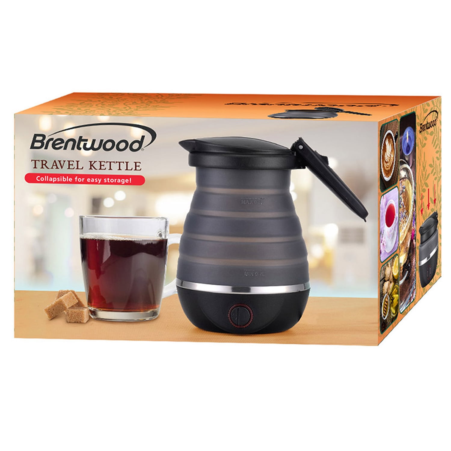 Collapsible travel kettle hot sale