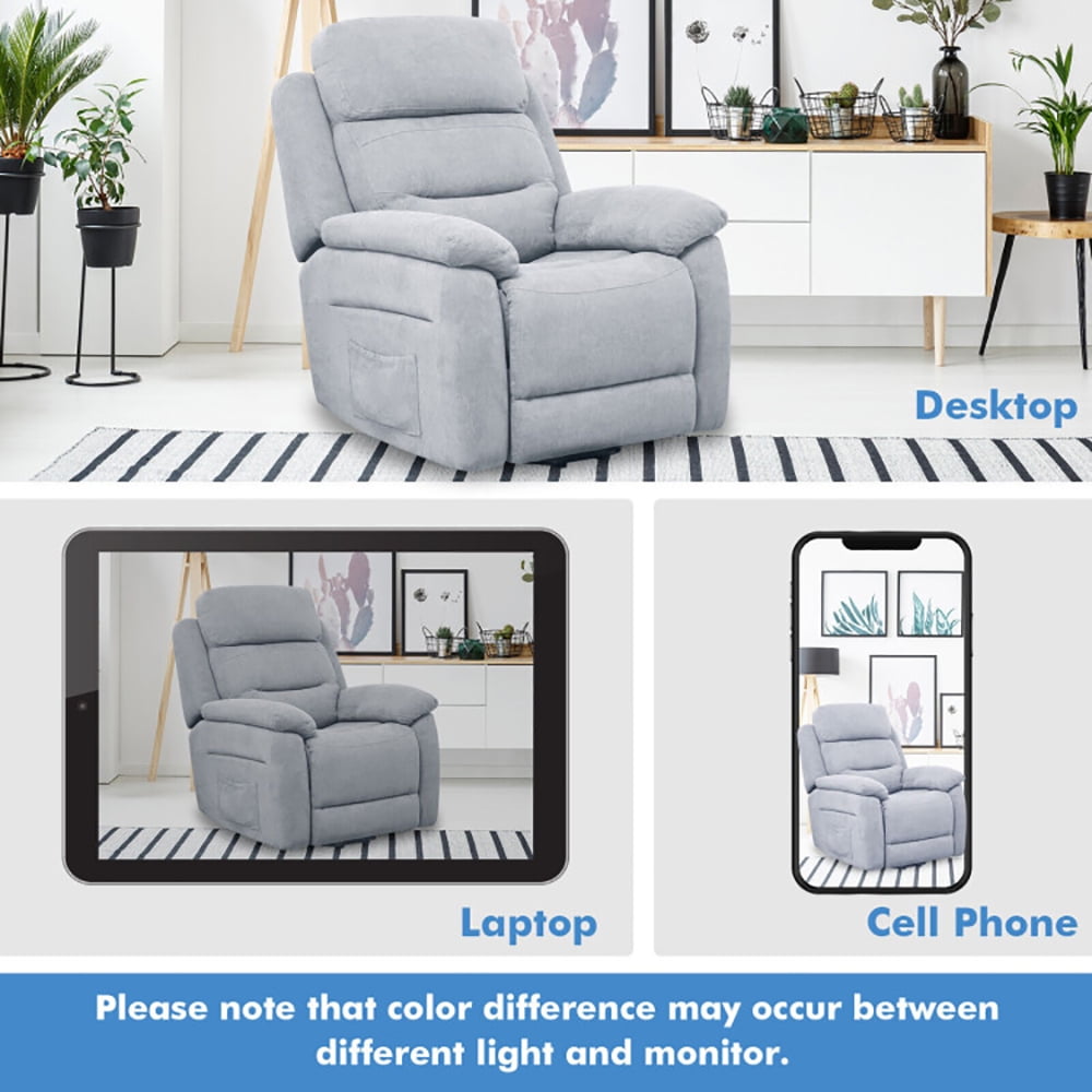 Finihen Electric Power Lift Relax Sofa Recliner Chair, Power Lift Recliner Sofa with Side Pocket and Remote Control, for Elderly, for Living Room, Bedroom, Gray Finihen Electric Power Lift Relax Sofa Recliner Chair, Power Lift Recliner Sofa with Side Pocket and Remote Control, for Elderly, for Living Room, Bedroom, Gray