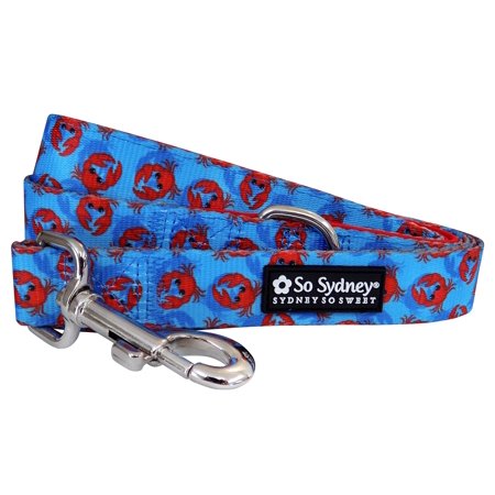 Crab New England - Designer Cute Matching Dog Collar and Leash - County Club Pup Collection