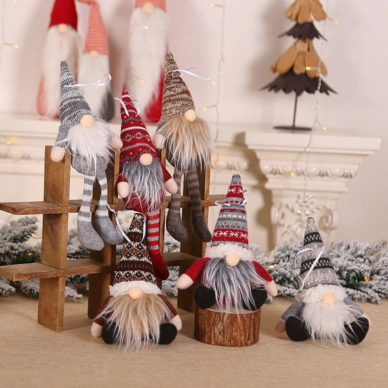  NOLITOY 3 Pcs Christmas Ornaments Nordic Gifts Table Nordic  Gnome Christmas Tabletop Figurine Santa Claus Statue Christmas Gnome Doll  Swedish Gnome Doll Nordic Figurine Window Fiber : Home & Kitchen