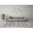thumbnail image 3 of Ahgly Company Indoor Round Oriental Gray Modern Area Rugs, 5' Round, 3 of 4
