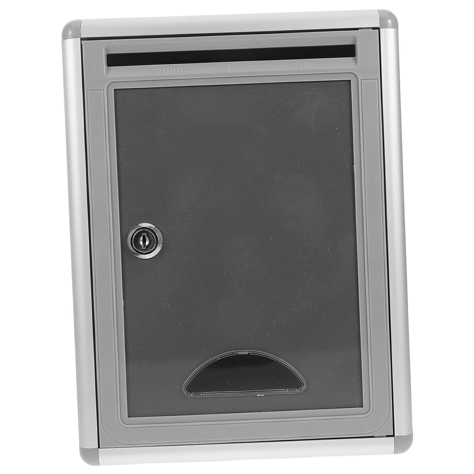 WHAMVOX 1 Set Secure Hanging Mailbox With Key Lock Wall Mounted Post Box Large Capacity Locking Mailbox Modern Design For Office Home Outdoor Use Party