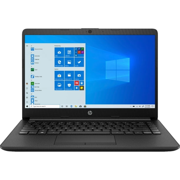 HP - 14" Laptop - AMD Athlon - 4GB Memory - 128GB SSD Jet Black 14-dk1013dx