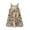 Khaki, variant on Mercatoo Kids Girls 𝐕intage Plant Print Sleeveless Thin Dress 𝐁𝐨ho Square Neck Strap Pa𝐫𝐭y Beach 𝐅lutter Casual Su𝐧dress