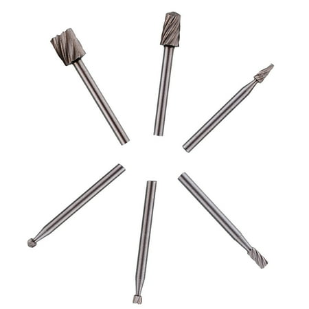 

6-Piece Hss Routing Router Wood Milling Tool for Rotating File Set