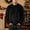 #494-Black, variant on Ceisia Men's Solid Fuzzy Crew Neck Long Sleeve Knit Sweater Casual Warm Winter Pullover Top Gift