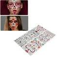 thumbnail image 4 of Pegatina De Maquillaje Facial, Decoración De Transferencia De Agua, Pegatina De Cara De Halloween De Color Brillante Temporal única Para Niños Para Fiesta YLSHRF Halloween Face Tattoo Sticker, 4 of 8