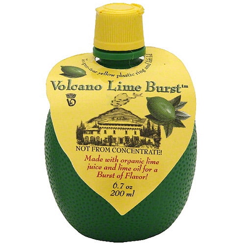 Volcano Burst Lime Juice, 6.7 Fl Oz, 12 Count