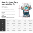 thumbnail image 4 of Bixox Men's Travel Around The World Printed Short Sleeve Skinny Athletic T-Shirt, 4 of 6