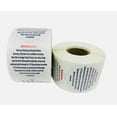 thumbnail image 4 of 500 1.5" Round Candle Stickers Wick Burning Direction Warning Labels (One Roll), 4 of 6