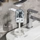 thumbnail image 4 of Toothbrush Cup Rack, Brushing Cup, Tooth Cup, Foldable Design, Portable Storage, Metal Frame, 2-Tier Structure, for Dormitory Living, 4 of 9
