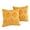 A003- Croissant Slow Squeeze Toy, variant on 2 Pack, Fall Decorative Throw Pillow Covers 16 Inch, Burnt Orange Maple Leaf Accent Pillows for Couch, Soft Plush Textured Case for Halloween Autumn Thanksgiving Living Room