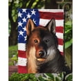thumbnail image 3 of Shikoku Dog American Flag Garden Flag, 3 of 3