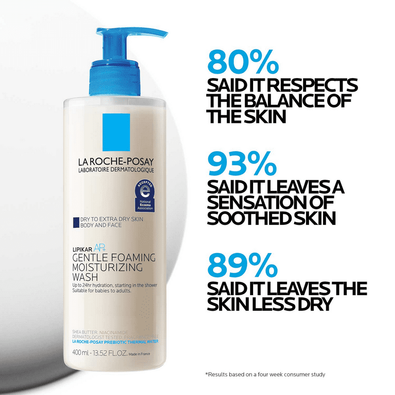 La Roche-Posay Lipikar AP+ Moisturizing Wash, 13.52 fl oz photo 5