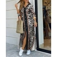 thumbnail image 1 of Robe d'Été pour Femmes Printemps/été Mode Sexy Chemise Maxi Robe Femmes, 1 of 4