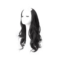 thumbnail image 7 of Women Long Curly Invisible Seamless V-shaped Wig Simulated Increase T Z0S7, 7 of 7