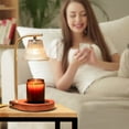 thumbnail image 6 of Candle Warmer Lamp with Timer as a Present, Dimmable Electric Candle Wamer,Mothers Day Gifts for Mom Glass Candle Melter Lamp for Jar Candle(Amber), 6 of 7