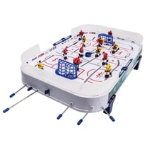 Franklin Sports Table Top Rod Hockey Game Set - Perfect Hockey Toy   Gameroom Game for Kids   Family - Mini Tabletop Rod Hockey Board   Pucks Included