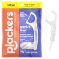thumbnail image 1 of Palillos Dentales Plackers Gentle Line Sabor Menta Fresca, 75 Unidades, 1 of 6