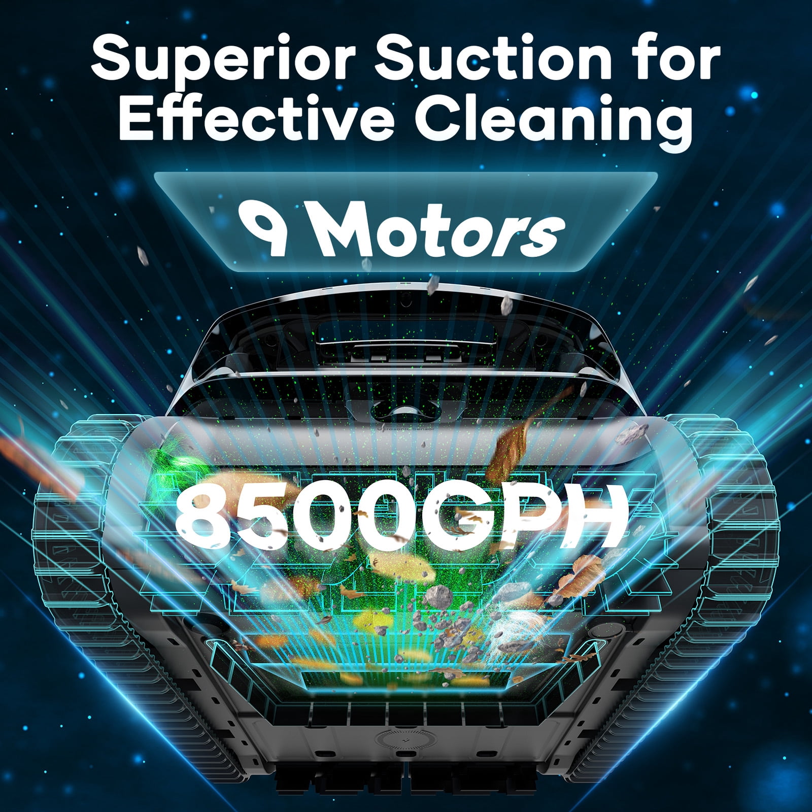 AIPER Scuba X1 Pro Max Automatic Cordless Pool Cleaner, Robotic Pool Skimmer