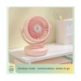 thumbnail image 3 of Ventilador portátil multifuncional para el hogar, la oficina y el camping con iluminación nocturna, se puede colgar y tiene tres velocidades USB F, 3 of 5