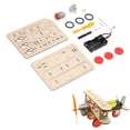 thumbnail image 4 of Avión Eléctrico De Deslizamiento De Madera, Tecnología Láser, Ensamblaje De Modelo De Bricolaje Hecho A Mano Para Los Días De Los Niños Para Prácticas Escolares, 4 of 7