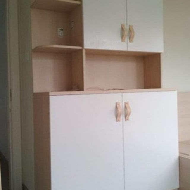 Manijas De pequeña sala Cómoda de material cuero Hecha Perillas De Cajón es Manija De Puerta es De Cocina Perilla Brown_2 Macarena Equipaje Maleta Manija