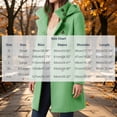 thumbnail image 3 of Enjoytime Winter Coats for Women Double Breasted Mid‑Length Hooded Overcoat Fall Winter Warm Cozy Long Sleeve Outerwear, 3 of 5