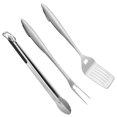 thumbnail image 1 of Coofit 3PCS Barbecue Set Portable Stainless Steel BBQ Grill Tool Barbecue Utensil Set, 1 of 10