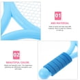 thumbnail image 3 of FUTUREORYY 2pcs Small Tennis Racket ABS Assorted Color For Outdoor Sports Activity Toy Design, 3 of 5