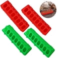 thumbnail image 1 of 4PCS Plastic Flip-Top Poultry Feeders, Automatic Rectangular Luting Chicken Feeders, No Mess No Waste Multihole Bird Feeding Dish Dispensers, 1 of 7