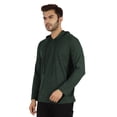 thumbnail image 4 of Inkmeso Solid Winter Hooded Sweatshirt For Mens Long Sleeve Drawstring Pullover Hoodie, 4 of 7