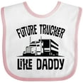 thumbnail image 3 of Inktastic Future Trucker Like Daddy Boys or Girls Baby Bib, 3 of 4