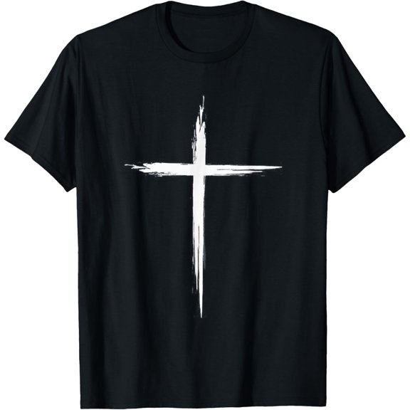 t-shirt Faith Cross, T-Shirt, Jesus Cross Tattoo Cross T-ShirtMen and women can wear, black T-shirts, gifts. Age: M,L，XL 2XL, 3XL, 4XL