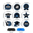 thumbnail image 2 of Decoración de graduación, 9 piezas de decoración de graduación, regalo, centro de mesa de panal, regalo de graduación para decoración de escuela secundaria, accesorios de fiesta, 2 of 5